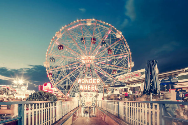 Wonderwheel by Night, Coney Island NY